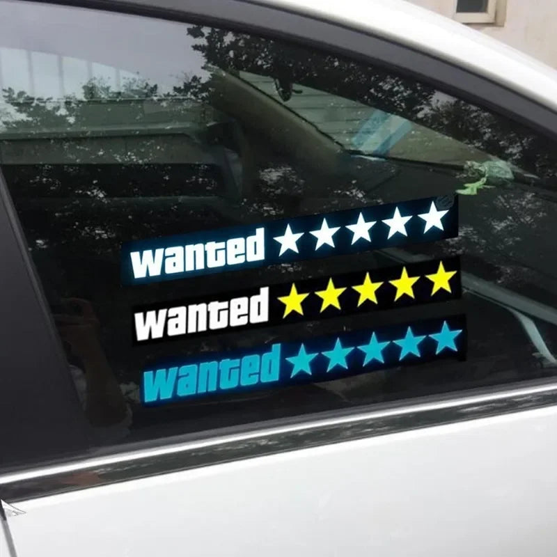 5 Star wanted level LED sign