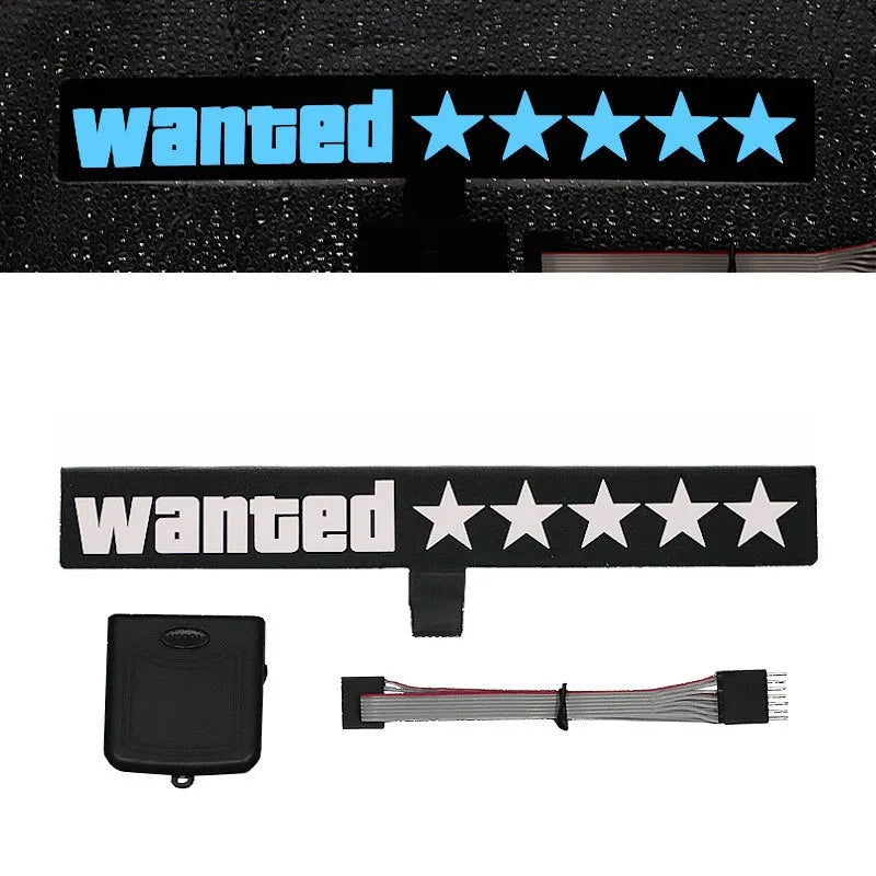 5 Star wanted level LED sign